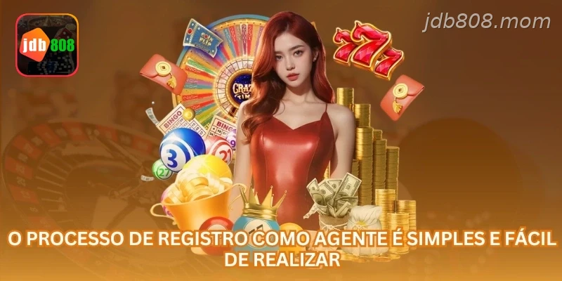 O processo de registro como agente é simples e fácil de realizar.
