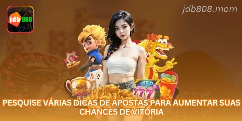 Pesquise várias dicas de apostas para aumentar suas chances de vitória.